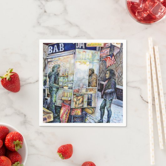 In liefde met problemen en in problemen met liefde servet (Insitu)