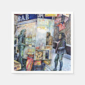 In liefde met problemen en in problemen met liefde servet (Voorkant)