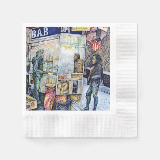 In liefde met problemen en in problemen met liefde servet (Voorkant)