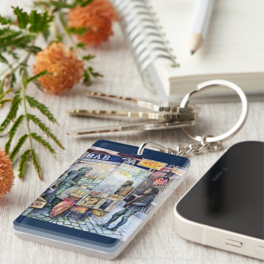 In liefde met problemen en in problemen met liefde sleutelhanger (Voorkant Rechts)