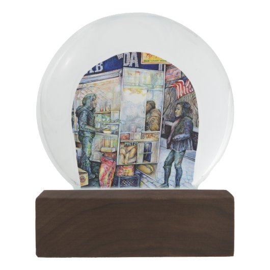 In liefde met problemen en in problemen met liefde sneeuwbol (Achterkant)