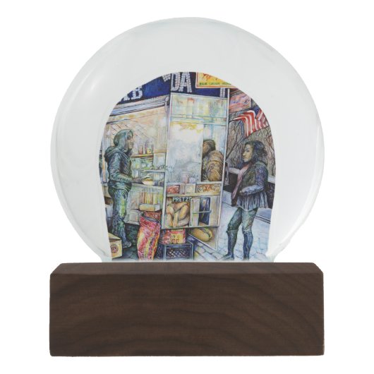 In liefde met problemen en in problemen met liefde sneeuwbol (Voorkant)