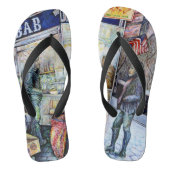 In liefde met problemen en in problemen met liefde teenslippers (Voetbed)