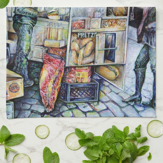 In liefde met problemen en in problemen met liefde theedoek (Gevouwen)