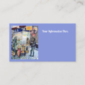 In liefde met problemen en in problemen met liefde visitekaartje (Voorkant)