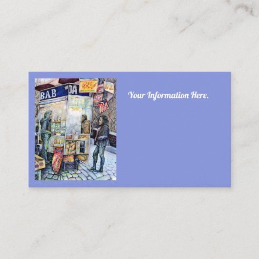 In liefde met problemen en in problemen met liefde visitekaartje (Voorkant)