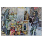 In liefde met problemen en in problemen met Love G Snijplank (Voorkant)