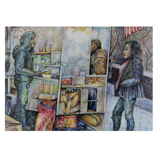 In liefde met problemen en in problemen met Love G Snijplank (Voorkant)