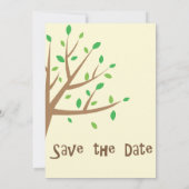 In liefde sparen de datum save the date (Achterkant)