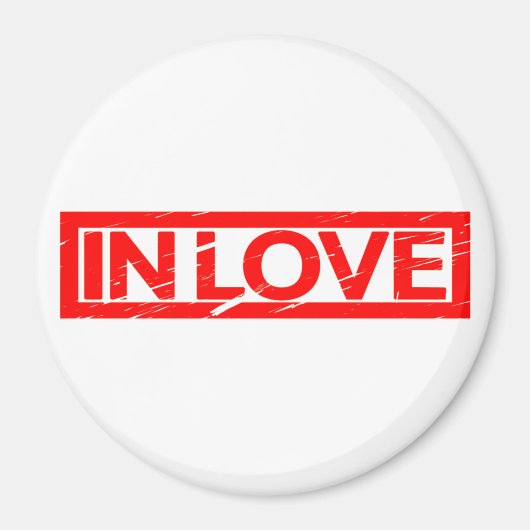 In liefde Stamp Magneet (Voorkant)