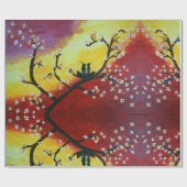 In Liefde, Vogels, Nest Art inpakpapier (Vlak)