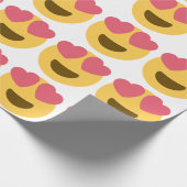 In liefde voor Emoji Wrapping Paper Cadeaupapier (Hoek)
