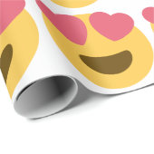 In liefde voor Emoji Wrapping Paper Cadeaupapier (Rol Hoek)