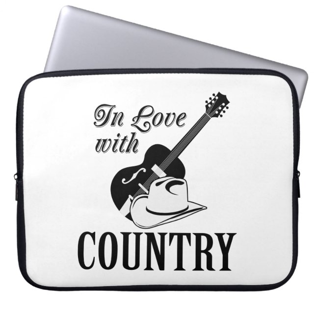 In liefde voor het land laptop sleeve (Voorkant)