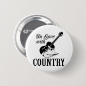 In liefde voor het land ronde button 5,7 cm (Voorkant /achterkant)