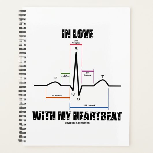 In liefde voor mijn hartslag ECG Planner (Voorkant)