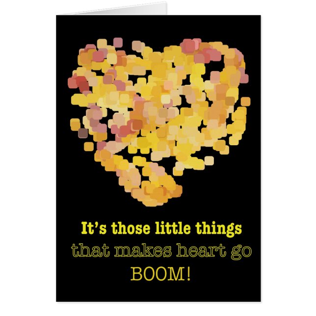 In liefde zijn, citaat: Het zijn die kleine dingen (Voorkant)