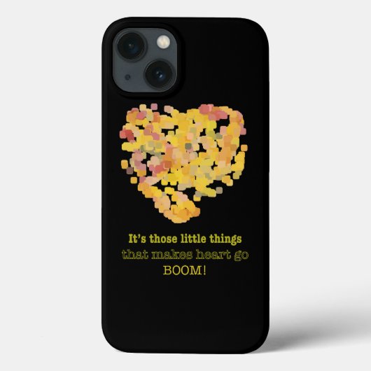 In liefde zijn citaat: Het zijn die kleine dingen Case-Mate iPhone Case (Achterkant)