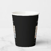 In liefdevol geheugen eenvoudige stijlvolle minima papieren bekers (Links)