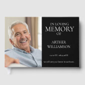 In liefdevolle geheugen minimale foto gastenboek (Voorkant)