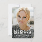 In Liefdevolle Geheugen Moderne Eenvoudige Elegant Bedankkaart (Voorkant)