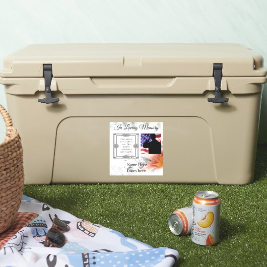 In liefdevolle geheugen vinyl sticker (Koeler)