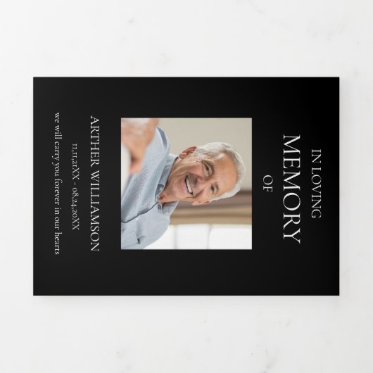 In liefdevolle geheugen volgorde van service drieluik aankondiging (Cover)