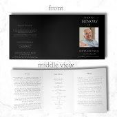 In liefdevolle geheugen volgorde van service drieluik aankondiging