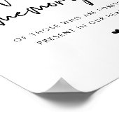 In Liefdevolle Geheugenkaars, Huwelijksherdenkings Poster (Hoek)