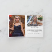 In liefdevolle herinnering 4-foto begrafenis / ged bedankkaart (Binnen)