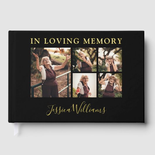 in liefdevolle herinnering | 9 Foto | Gedenkteken Gastenboek (Voorkant)