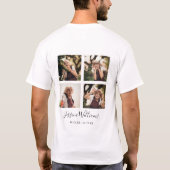 In liefdevolle herinnering | 9 Fotocollage | geden T-shirt (Achterkant)