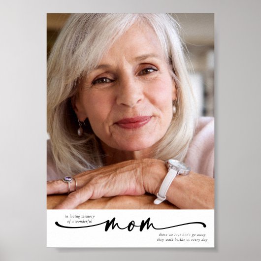 In liefdevolle herinnering aan een prachtige mam T Poster (Voorkant)