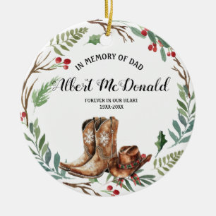 In liefdevolle herinnering aan familie houden van  keramisch ornament