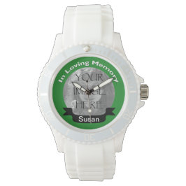 In liefdevolle herinnering aan groene foto horloge