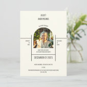 In liefdevolle herinnering aan Memorial Invitation Kaart (Staand voorkant)