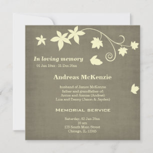 In liefdevolle herinnering aankondiging