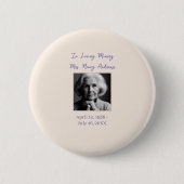 In liefdevolle herinnering begrafenis eerbetoon Ke Ronde Button 5,7 Cm (Voorkant)