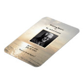 In liefdevolle herinnering begrafenis foto magneet (Linkerzijde)