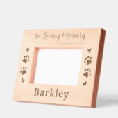 In liefdevolle herinnering - Dog Cat Paw Prints Pe Gegraveerde Lijstjes (Links)