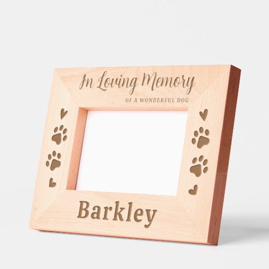 In liefdevolle herinnering - Dog Cat Paw Prints Pe Gegraveerde Lijstjes (Links)