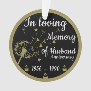 In liefdevolle herinnering Dood Jubileum Man Ornament