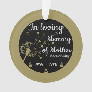 In liefdevolle herinnering Dood Jubileum Moeder Ornament