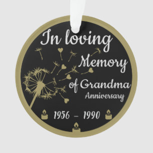 In liefdevolle herinnering Dood Jubileum Oma Ornament