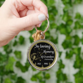 In liefdevolle herinnering Dood Jubileum Opa Sleutelhanger (Hand)