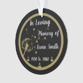 In liefdevolle herinnering Dood Jubileum Ornament (voorkant)