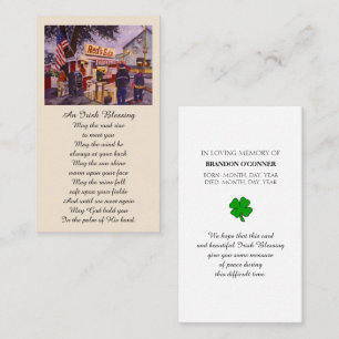 In liefdevolle herinnering eet Red de Kaart van he Visitekaartje