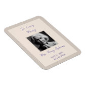 In liefdevolle herinnering elegante begrafenismonu magneet (Rechterzijde)