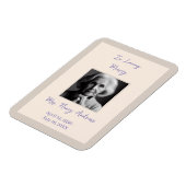 In liefdevolle herinnering elegante begrafenismonu magneet (Linkerzijde)