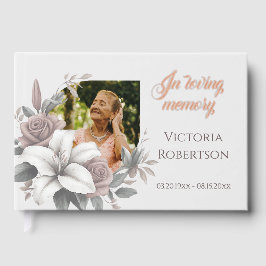 In liefdevolle herinnering Floral Lijst Memorial F Gastenboek